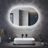Anam Oval LED Bathroom Mirror with Anti-Fog & Shaver Outlet