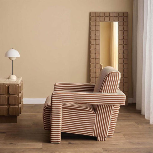 Rocco Walnut Floor Mirror - Full Length Wooden Floor Mirror
