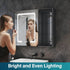 Arisanta Anti-fog LED Bathroom Cabinet With Glass Shelves