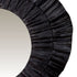 Christine Black Round Wall Mirror