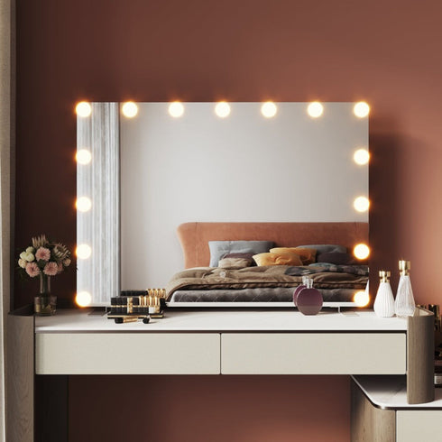 Issey 3 Lighting Modes LED Makeup Mirror with Memory Function
