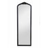 Janina Arched Full Length Black Wall Mirror