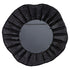 Christine Black Round Wall Mirror