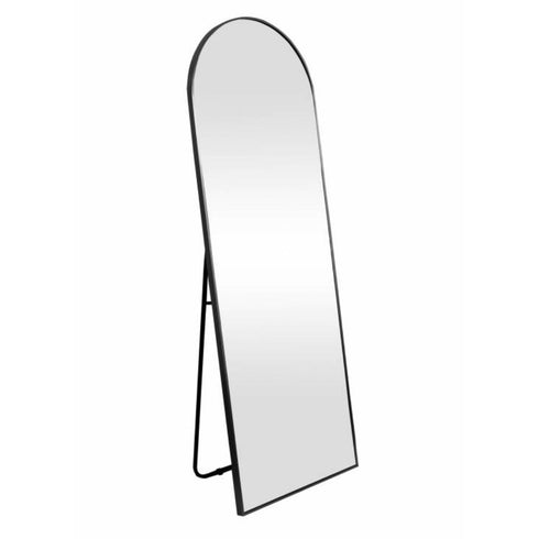 Alisia Arch Black Standing Mirror