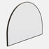 Aiva Arch Matt Black Wall Mirror