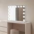 Jocelyn Rectangular Hollywood Frontlit LED Makeup Mirror with Touch Sensor