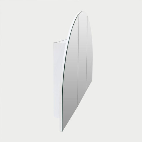 Sonia Arch Frameless 3-Door Mirror Cabinet