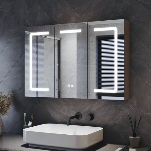 Tallis Three Door Anti-fog LED Bathroom Cabinet