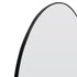 Aiva Arch Matt Black Wall Mirror