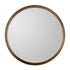 Karina Walnut Round Wall Mirror