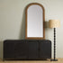 Margot Arched Decorative Rattan Natural Wall Mirror