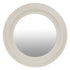 Ramon White Round Wall Mirror - Classic Decorative Frame