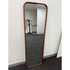 Merimbula Rectangular Walnut Wood Full Length Wall Mirror