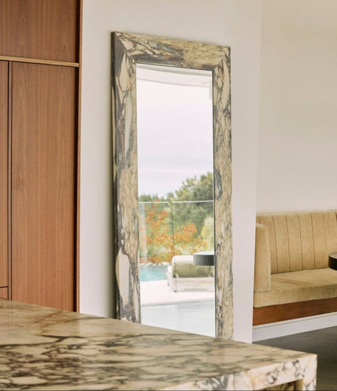 Mallee Large Natural Stone Mirror