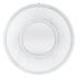 Yallingup Eclipse Cross Weave White Woven Frame Round Wall Mirror