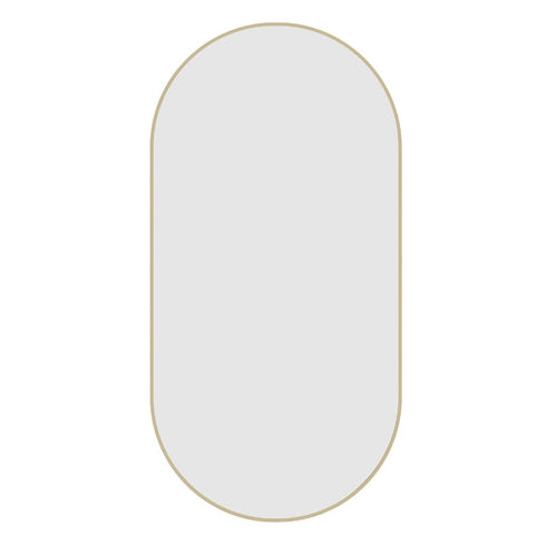 Italia Pill Gold Wall Mirror