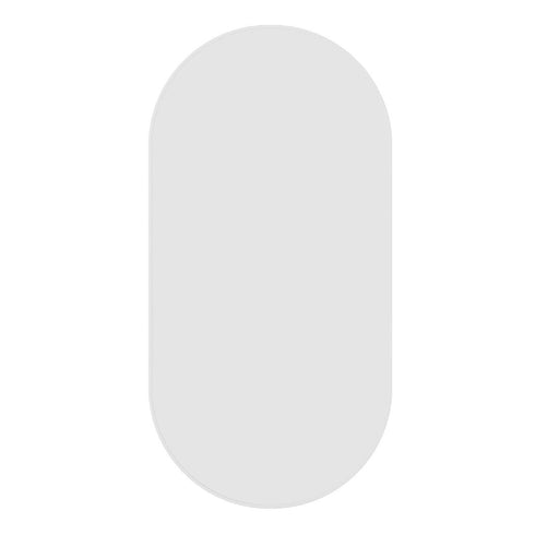 Italia Pill White Wall Mirror