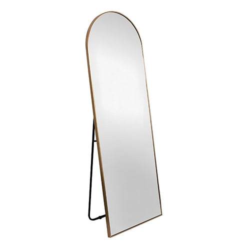 Alisia Arch Gold Standing Mirror