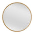 Paula Gold Round Wall Mirror