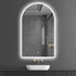 Winton Frameless Arched Frosted Anti Fog LED Bathroom Mirror