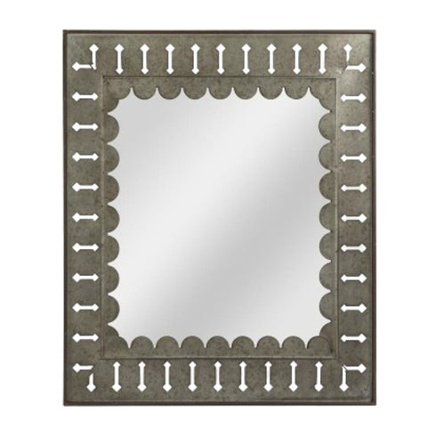 Oscar Silver Wall Mirror