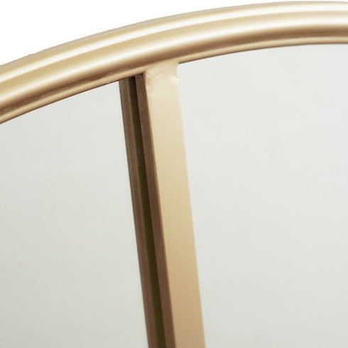 Strauss Round Gold Wall Mirror