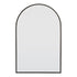 Aiva Arch Matt Black Wall Mirror