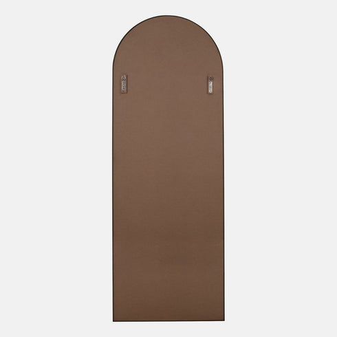 Aiva Satin Brass Arch Wall Mirror