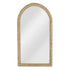 Camille Natural Arched Floor Mirror