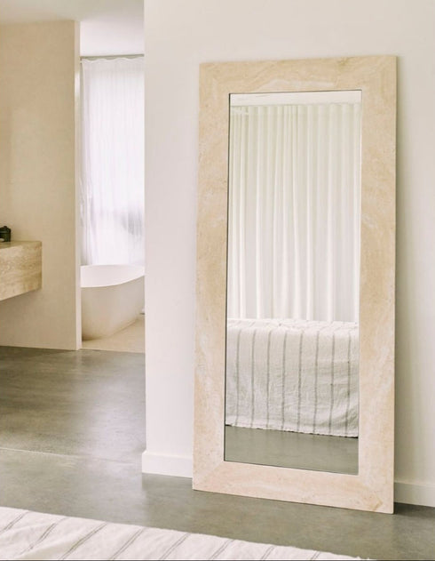 Mallee Large Natural Stone Mirror