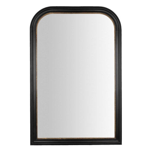 Nathaniel Arch Black Wall Mirror