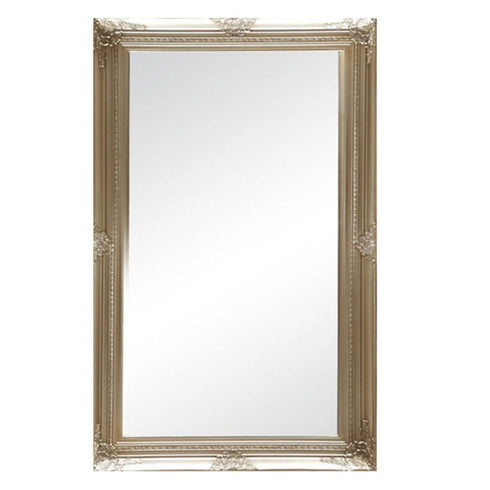 Freda Ornate Champagne Floor Mirror