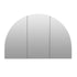 Sonia Arch Frameless 3-Door Mirror Cabinet