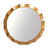 Faren Octagon Bronze Wall Mirror - Modern Geometric Round Mirror