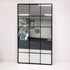 Noa Rectangular Iron Block Grid Full Length Wall Mirror