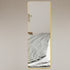Full-length gold mirror with slim aluminium frame