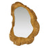 Organic Shape Gold Wall Mirror