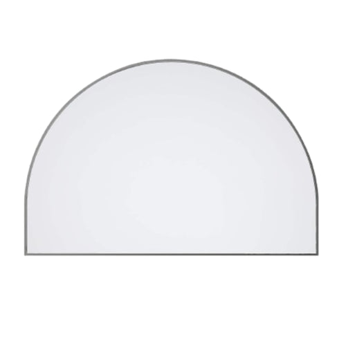 Apsel Arch Brushed Nickel Wall Mirror