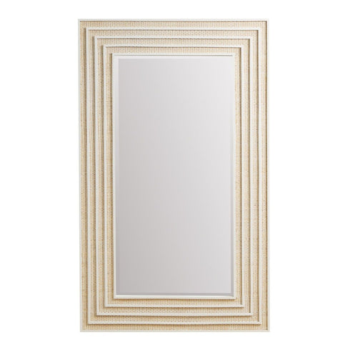 Barwon White Layered Frame Statement Wall Mirror