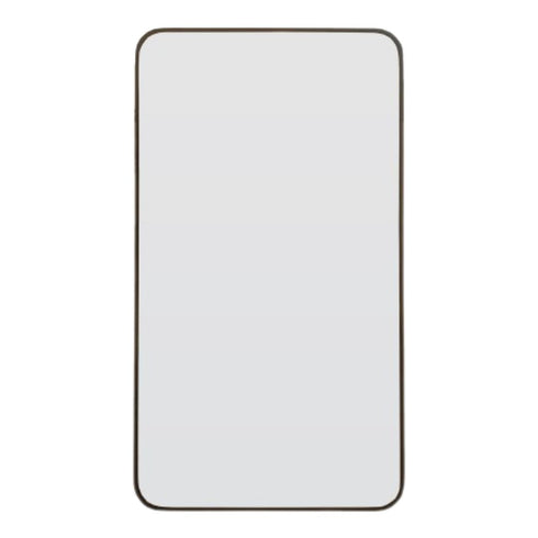 Evea Matt Black Wall Mirror