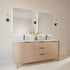 Graeme Rounded Corners Anti-Fog Backlit LED Bathroom Mirror - Matte Black Frame with Optional Bluetooth Speaker