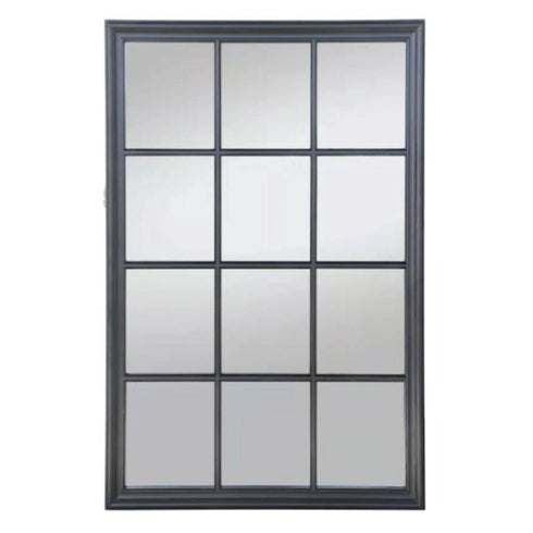 Harvey Matt Black Wall Mirror