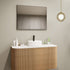 Raelene Rectangular Aluminium Framed Matte Black Bathroom Mirror