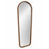 Moreton Arched Walnut Wood Full Length Wall Mirror