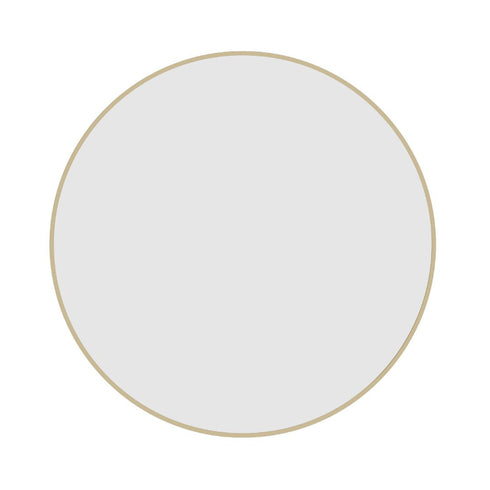 Cecilia Gold Round Wall Mirror