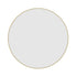 Cecilia Gold Round Wall Mirror