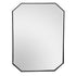 Star Octagon Mirror 90cm x 60cm with slim black aluminium alloy frame