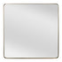 Olive Brass Square Wall Mirror