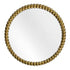 Miro Gold Sunburst Round Wall Mirror