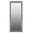 Nalaya zebra fishbone full length wall mirror with brown and grey MDF frame, 183cm